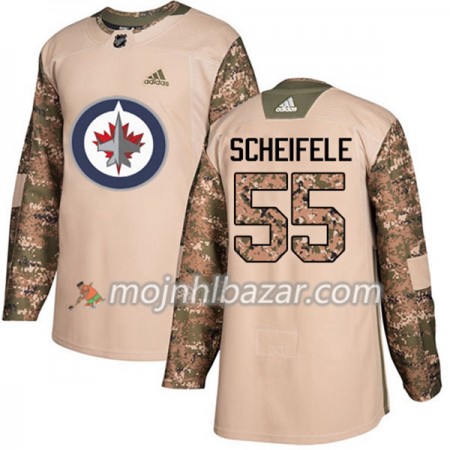 Dresovi Winnipeg Jets Mark Scheifele 55 Adidas 2017-2018 Camo Veterans Day Practice Authentic - Muške Dresovi Winnipeg Jets Mark Scheifele 55 Adidas 2017-2018 Camo Veterans Day Practice Authentic - Muške